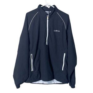 FootJoy FJ Mens Full Zip Jacket Size Large Black Athleisure Activewear